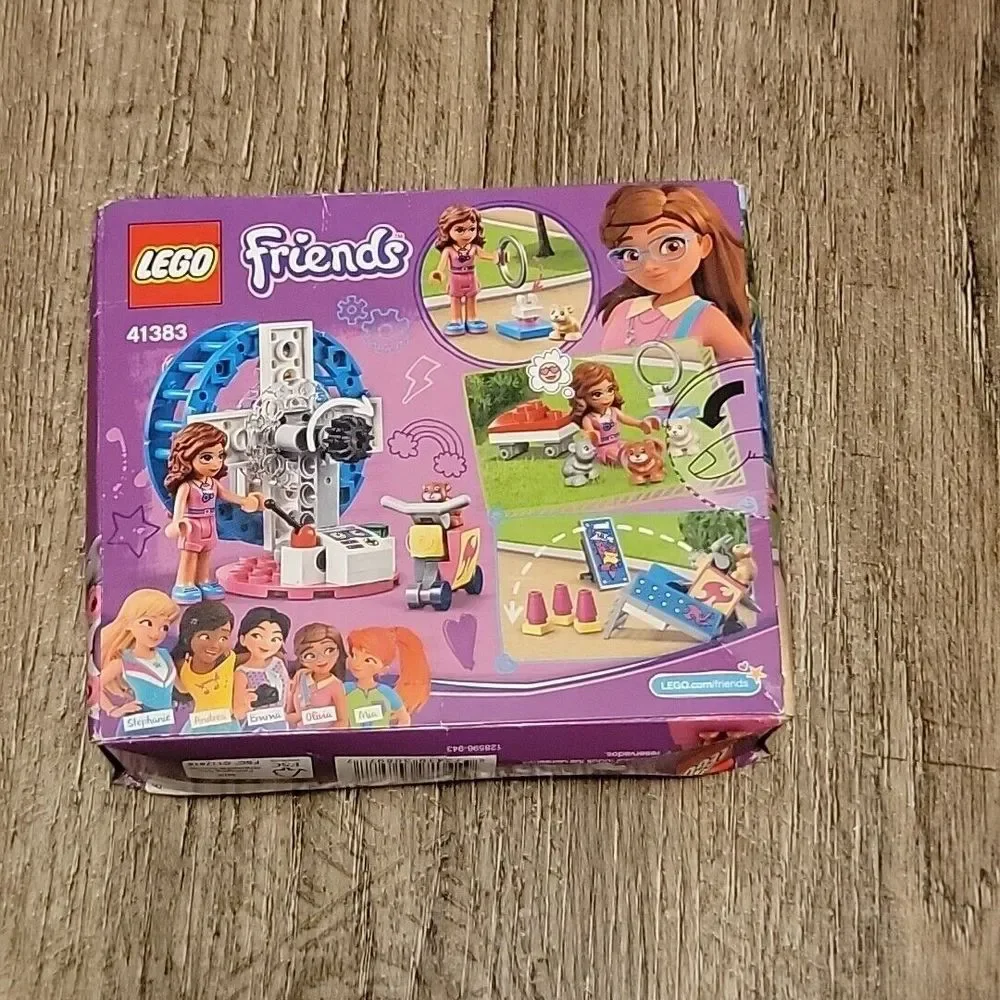 LEGO 41383 Olivia's Hamster Playground New Sealed Damaged Box